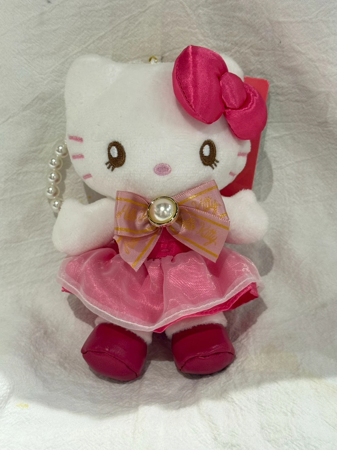 環球珍珠愛心KITTY限定吊飾
