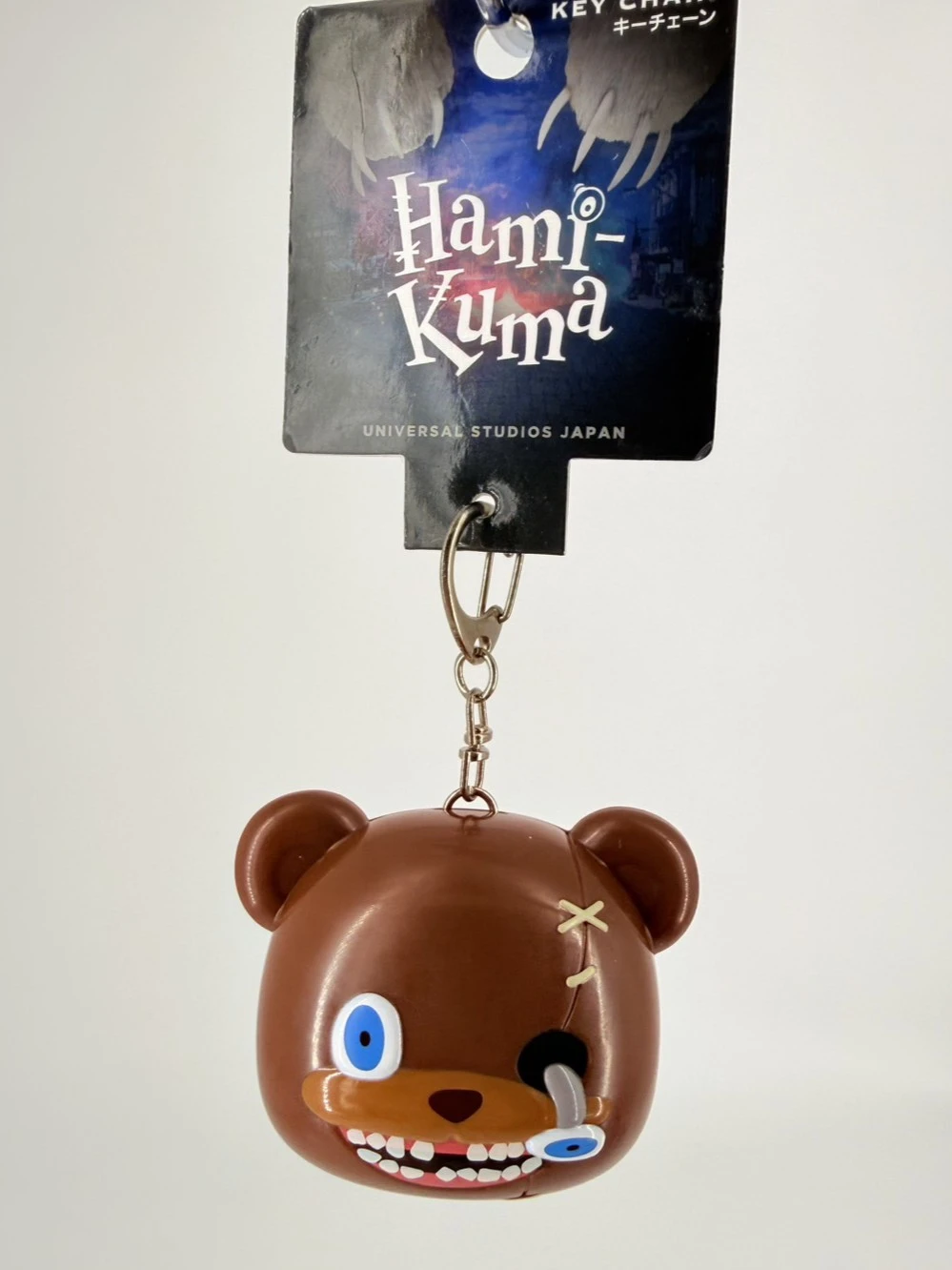 環球殭屍熊HAMI KUMA大頭有聲鑰匙圈