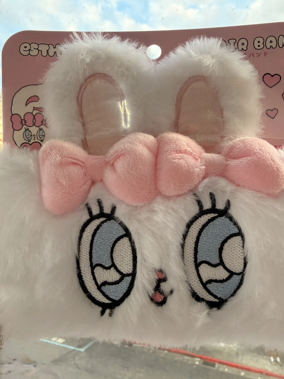 BUNN艾絲樂 洗臉髮束 白/粉