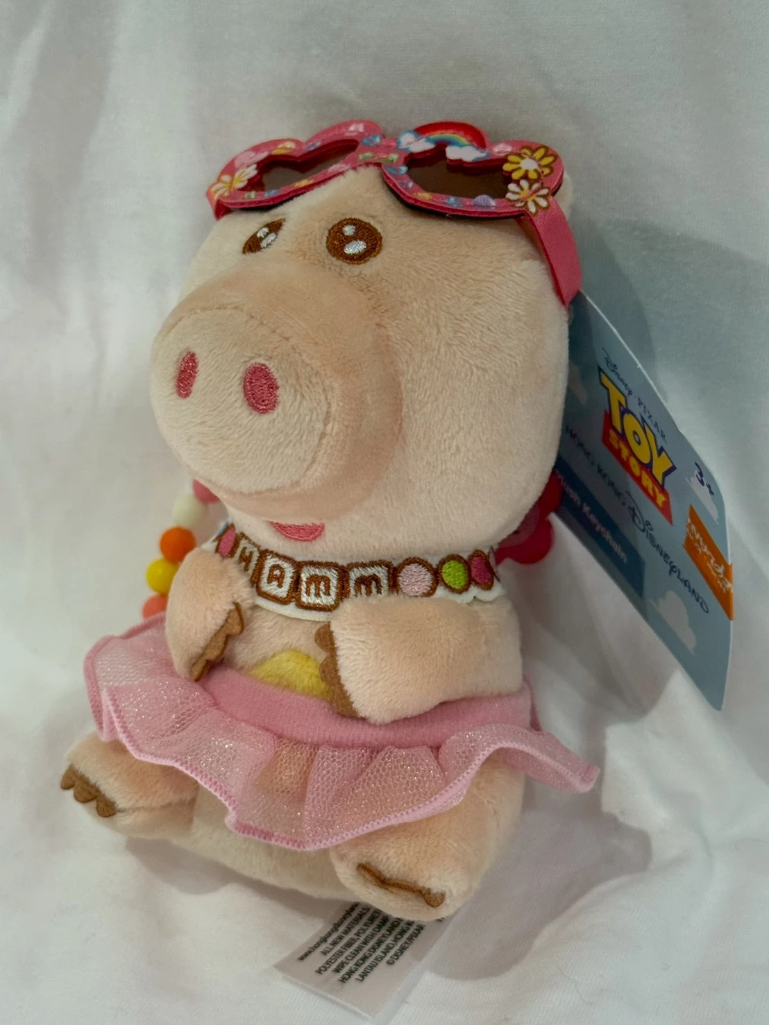 香港樂園2026玩總火腿豬眼鏡吊飾