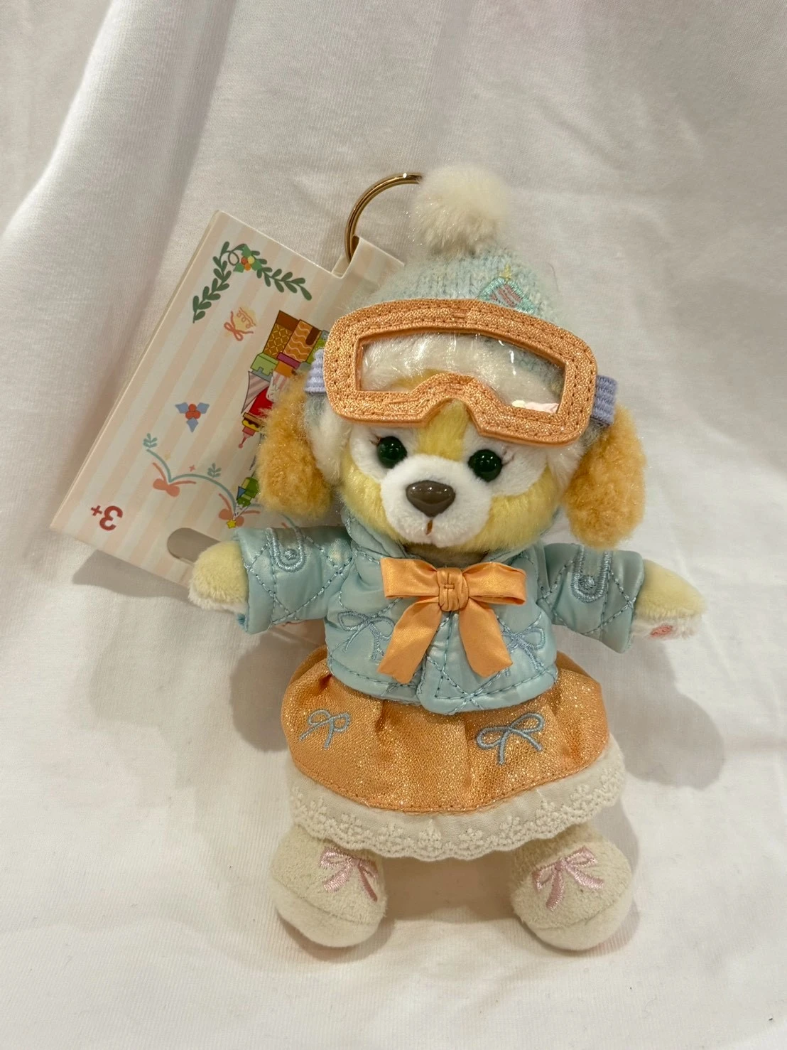 上海樂園2025冬季滑雪COOKIE吊飾