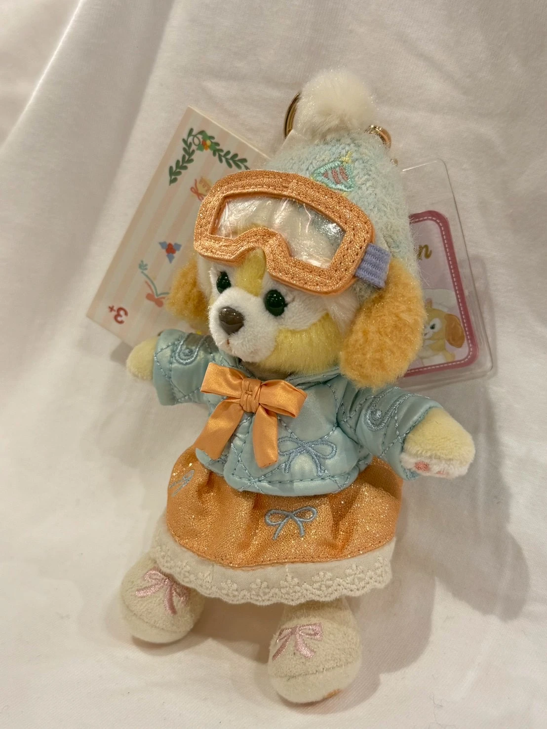 上海樂園2025冬季滑雪COOKIE吊飾