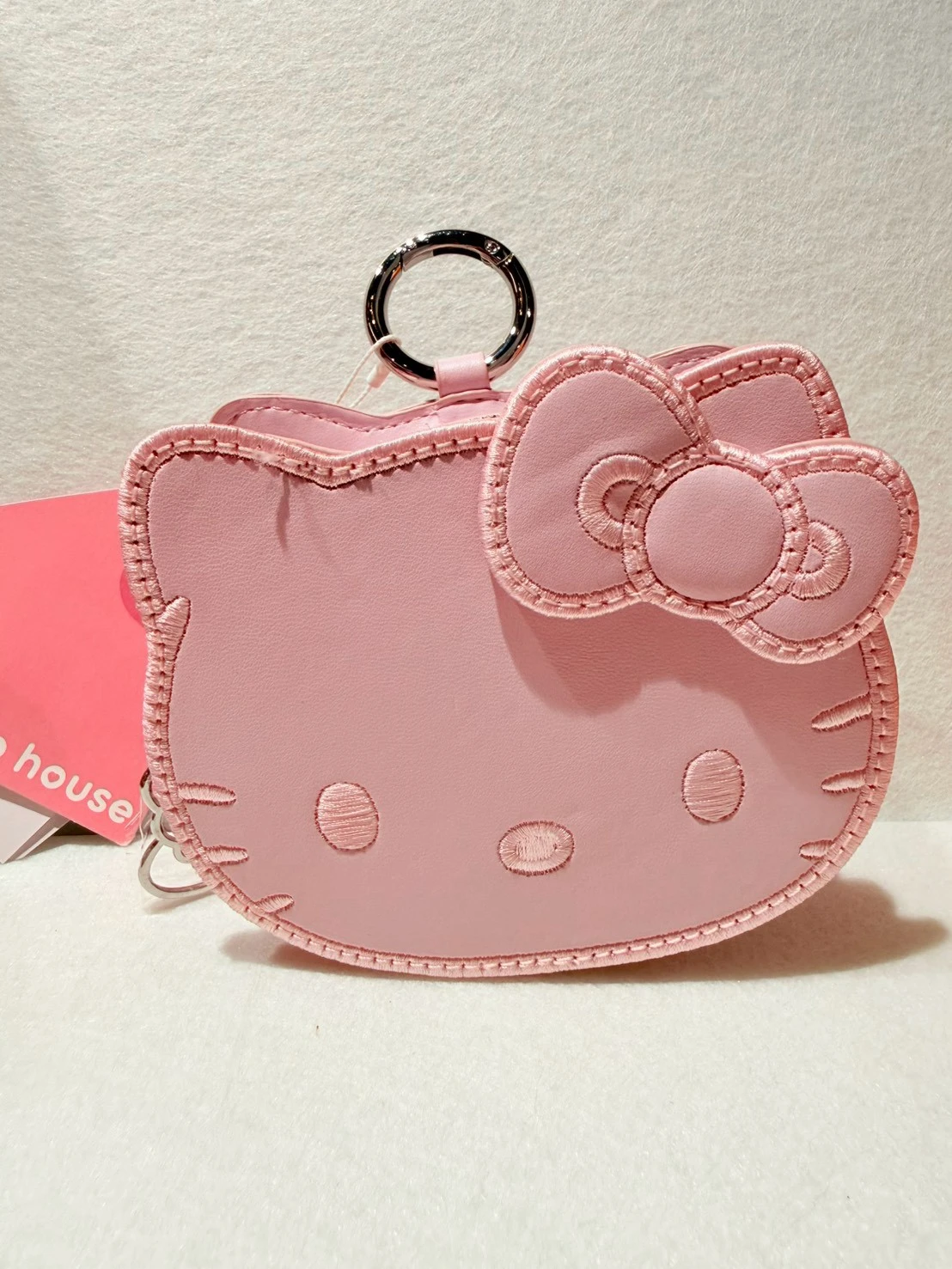 sanrio house限定kitty頭型零錢包吊飾