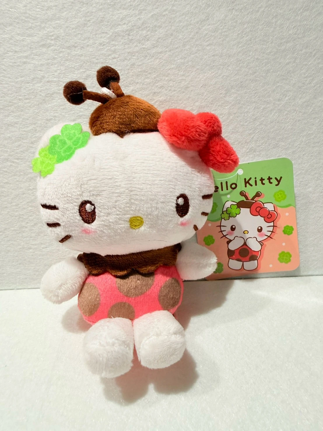 KITTY瓢蟲幸運草吊飾