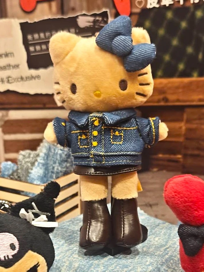 2026香港動漫展限定牛仔kitty長腿吊飾