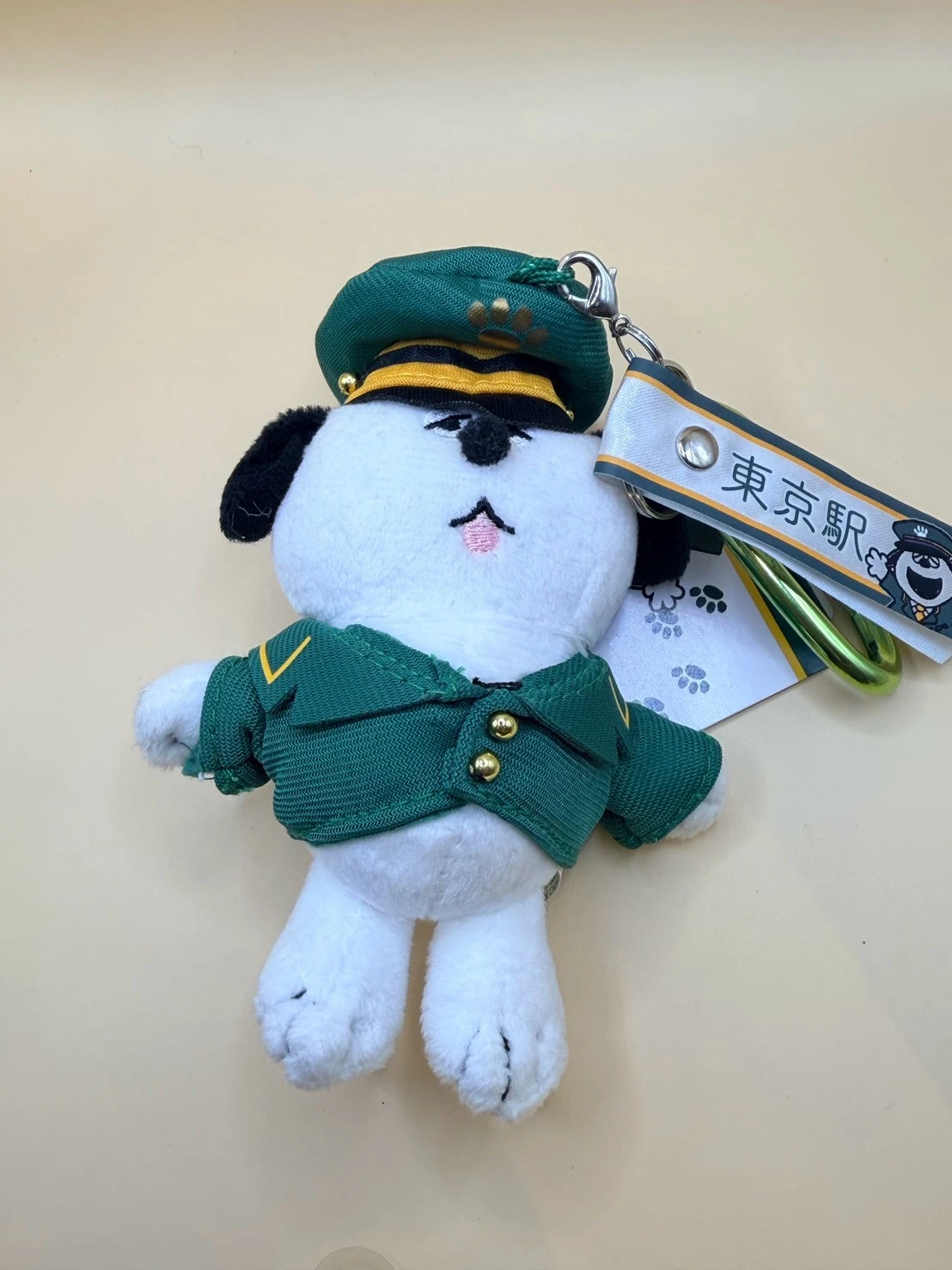 東京限定歐拉夫車長吊飾(綠)