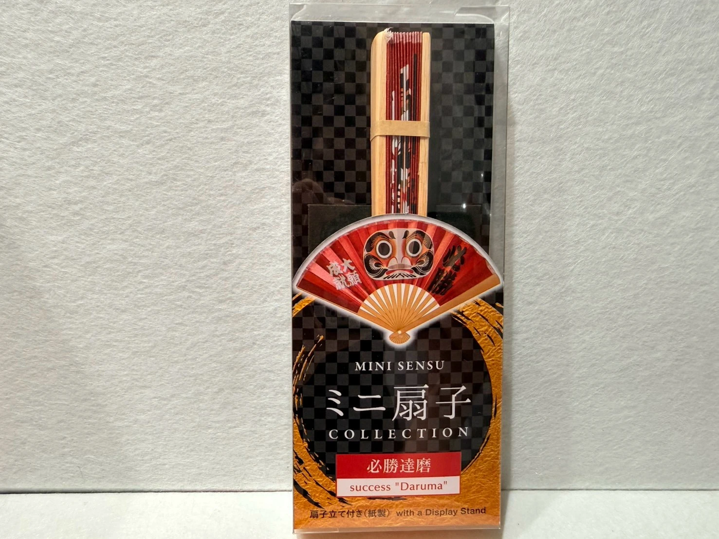 日本達摩隨身摺疊扇子