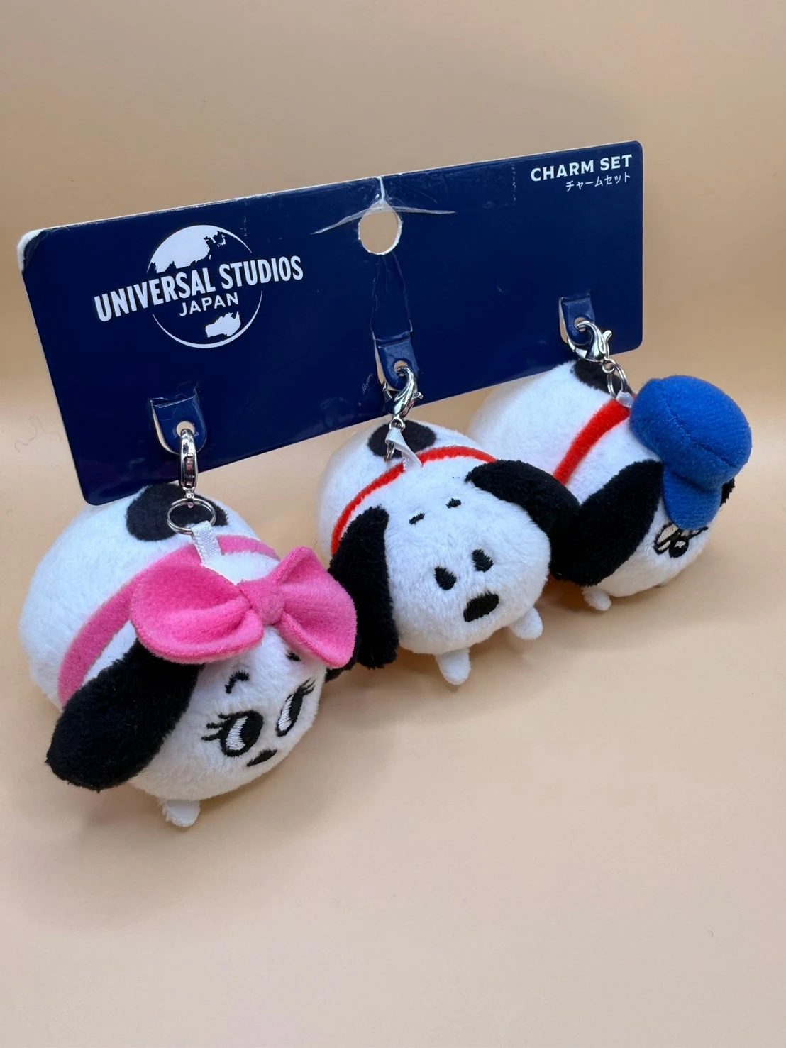 環球史努比歐拉夫TSUMTSUM三入吊飾