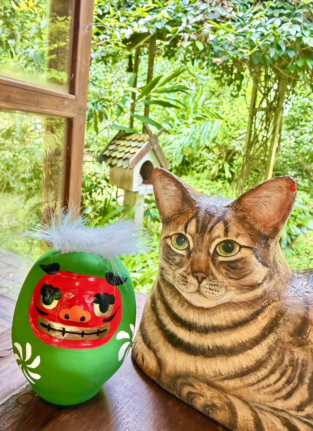 日本限定招財招福白河獅子達摩