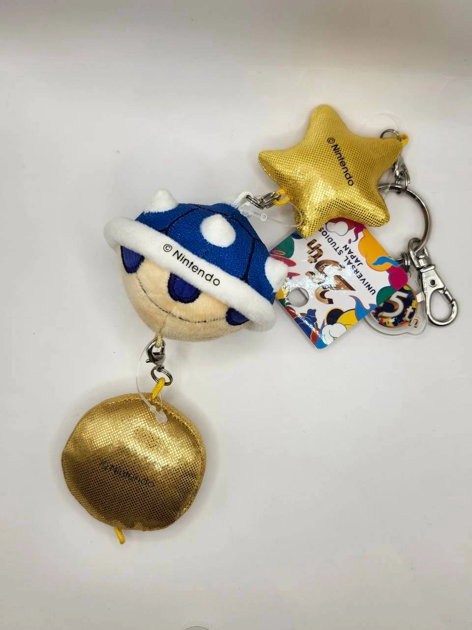 環球25th派對馬利歐星星烏龜吊飾