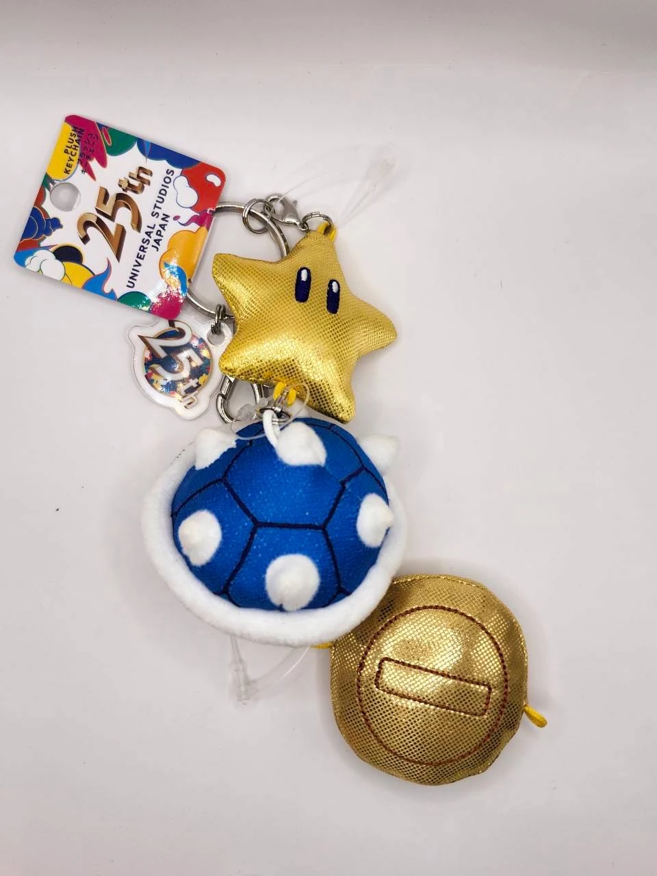 環球25th派對馬利歐星星烏龜吊飾