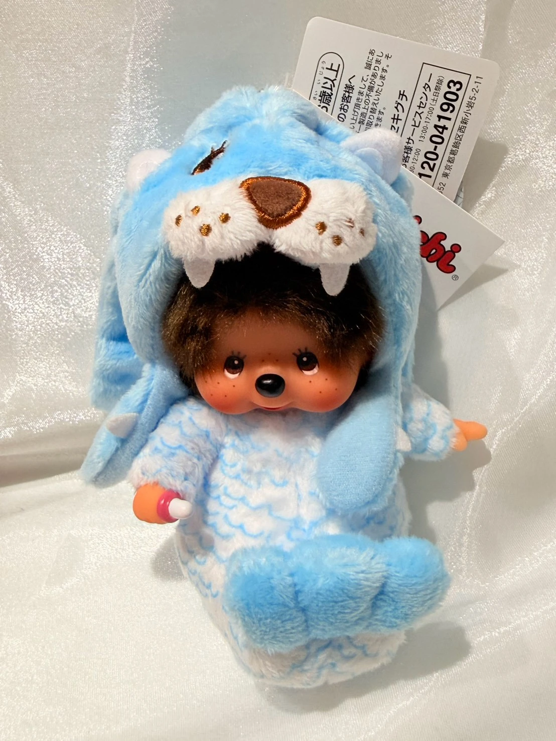 新加坡限定魚尾獅蒙奇奇吊飾