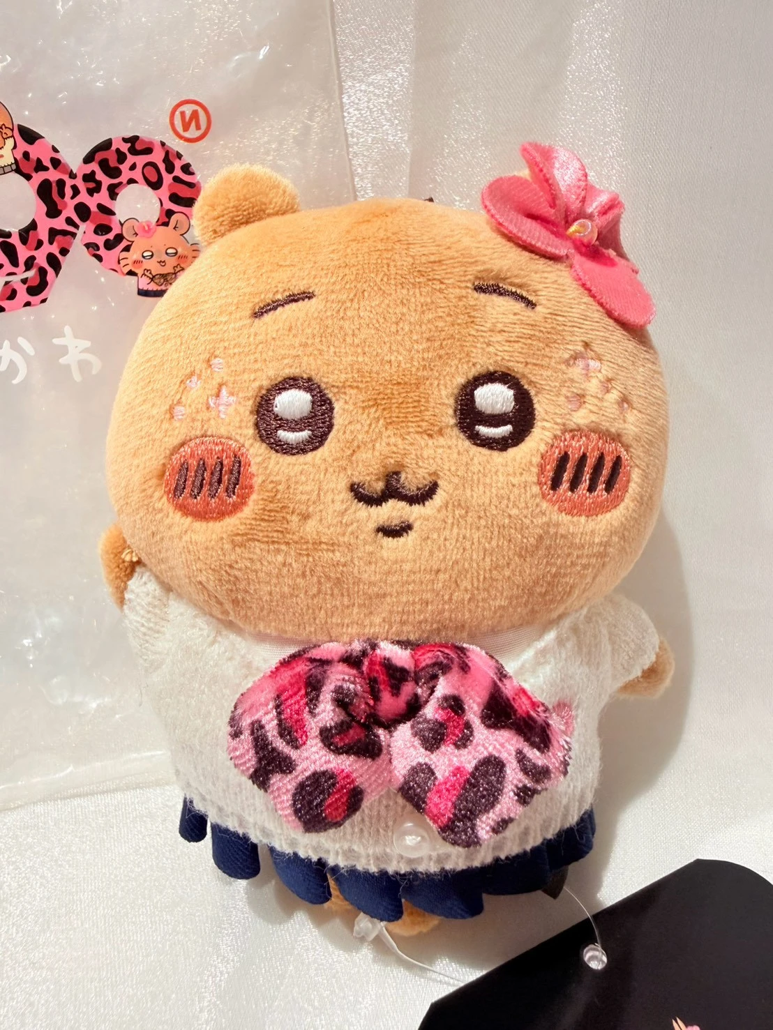 限定9090吉伊卡哇黑皮制服吊飾(吉伊)