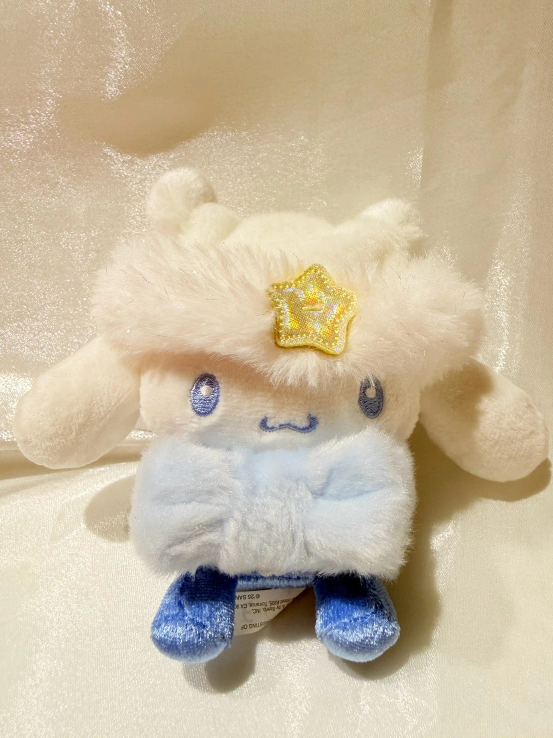 大耳狗冬季雪白星空吊飾