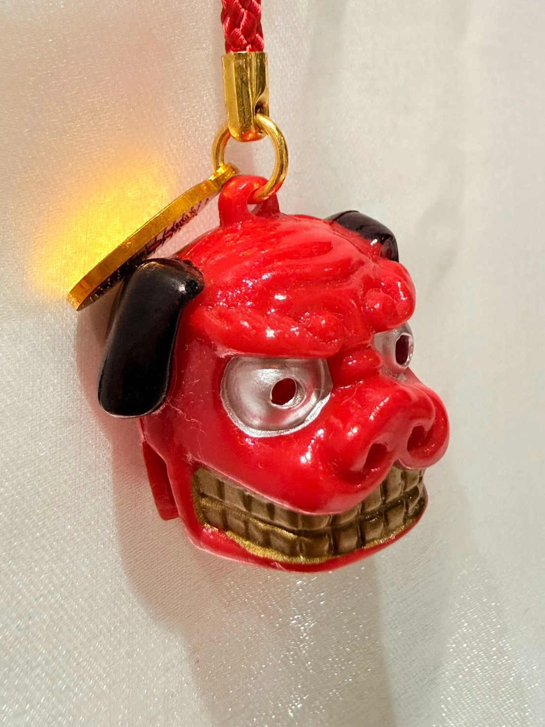 日本八阪神社祈福求財獅子御守吊飾