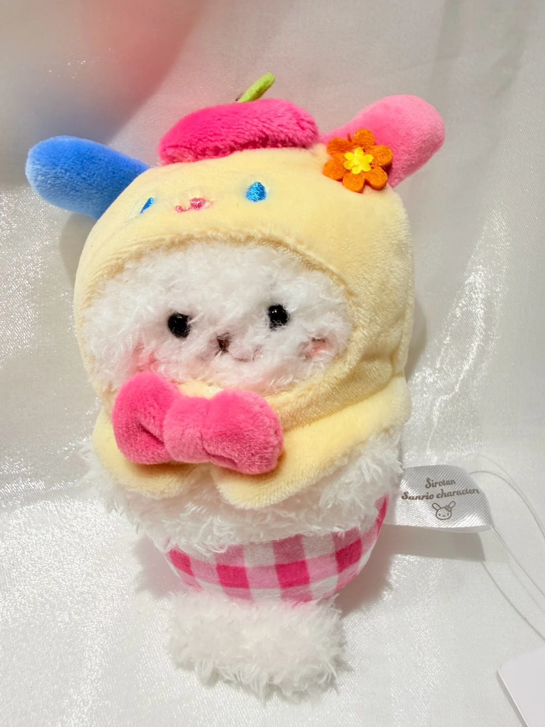 花小兔小海豹變裝格子吊飾