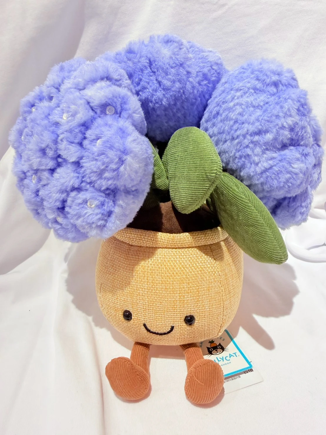 JELLY CAT春夏繡球花盆栽娃娃