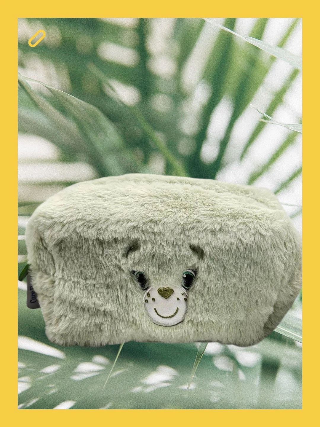 CARE BEARS泰國限定筆袋化妝包(抹茶綠)