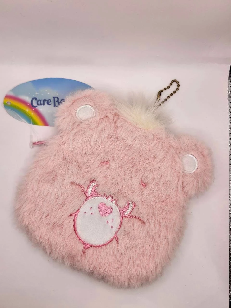 CARE BEARS大臉珠鍊零錢包吊飾