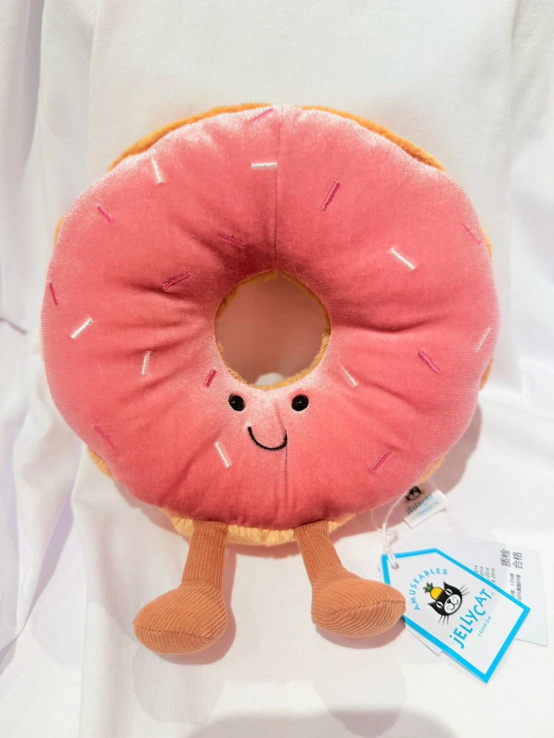 jelly cat草莓甜甜圈娃娃
