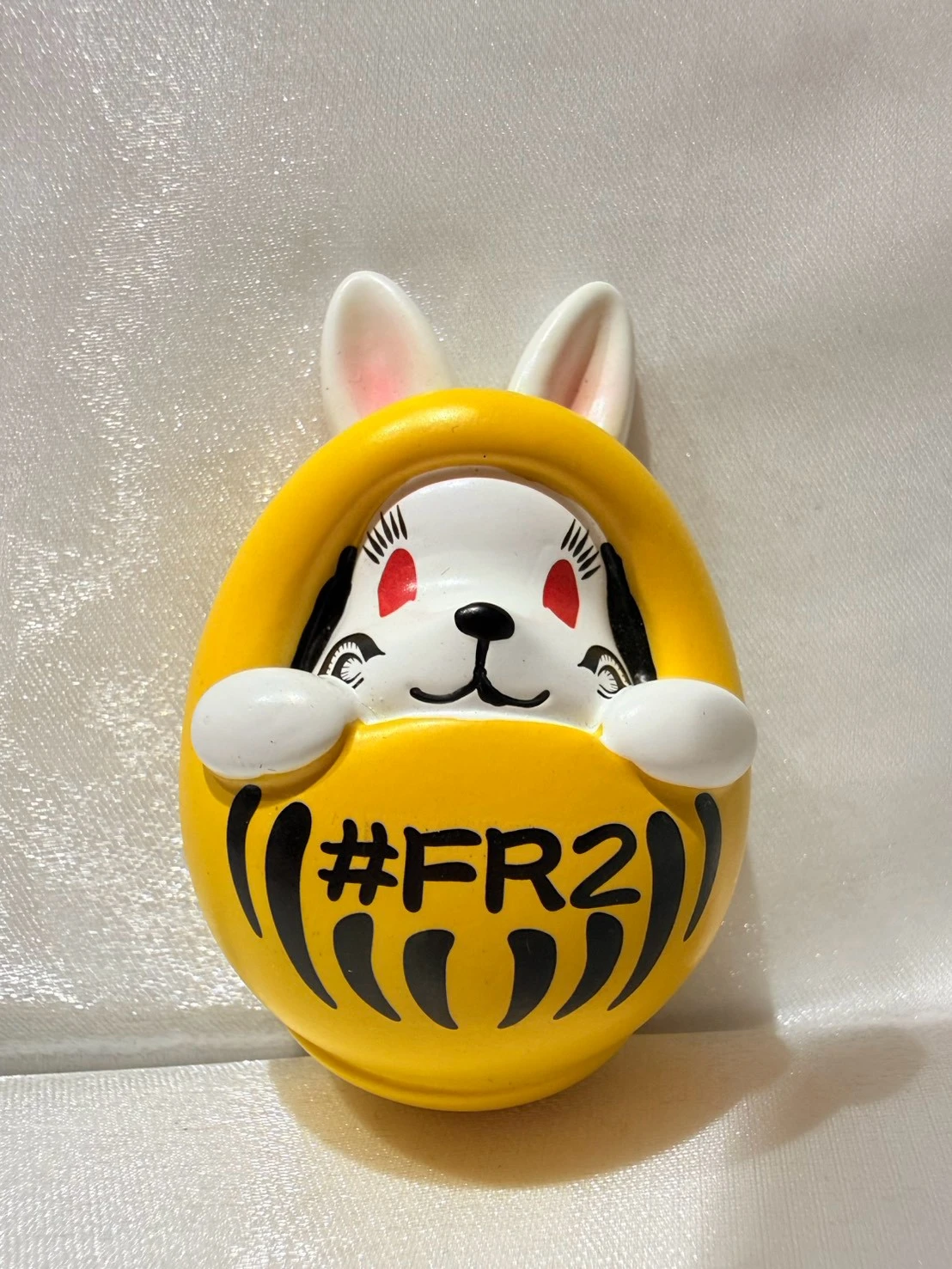 FR2梅兔子達摩吸鐵(黃)