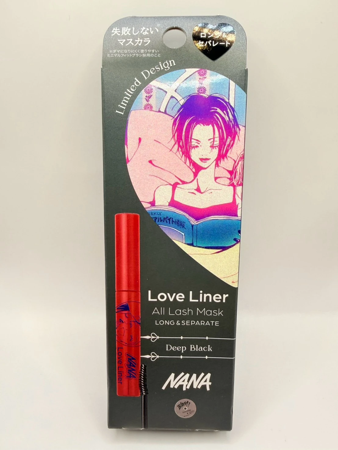 LOVE LINER限定NANA睫毛膏(深黑)