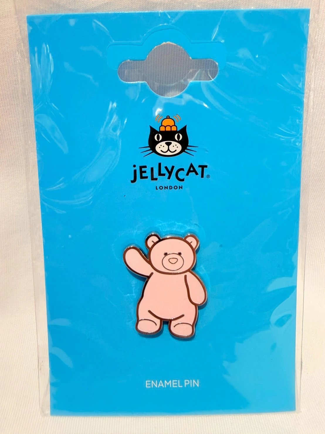 JELLY CAT限定粉色小熊徽章