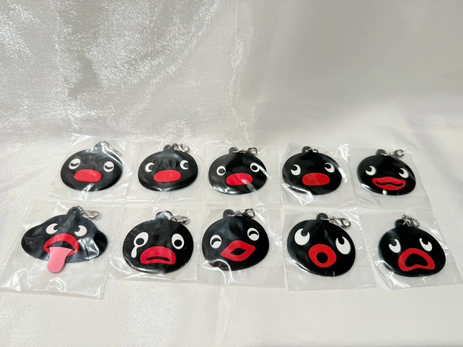 PINGU頭型吊飾扭蛋全十種