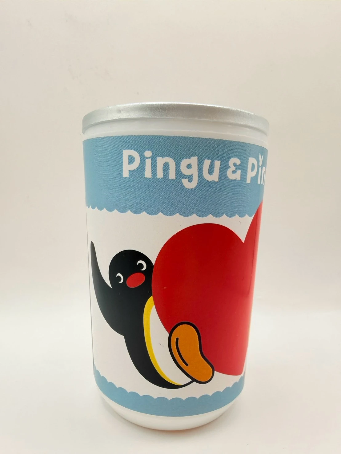PINGU愛心鐵罐濕紙巾吊飾