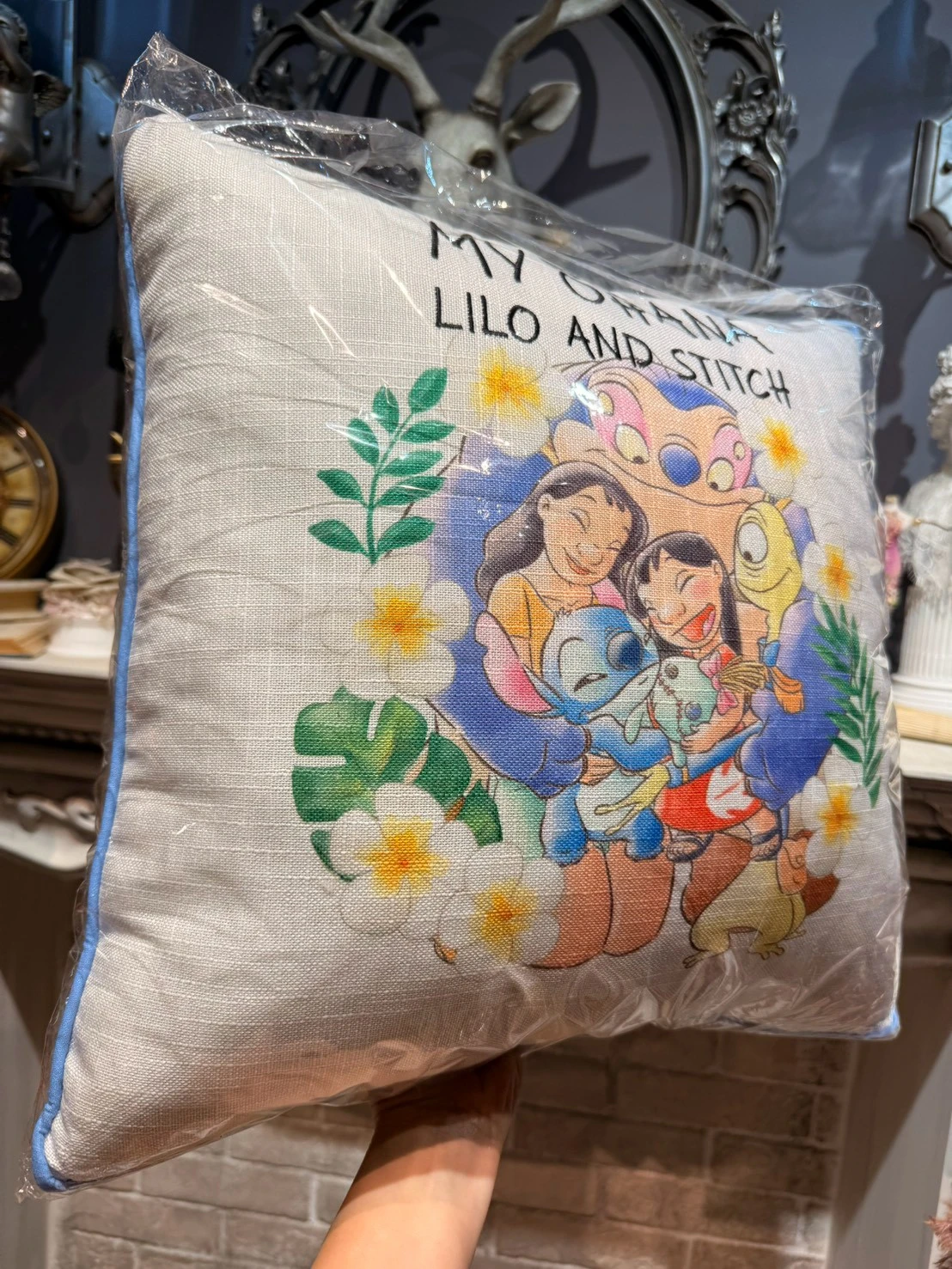 STORE史迪奇強爸家族方型抱枕