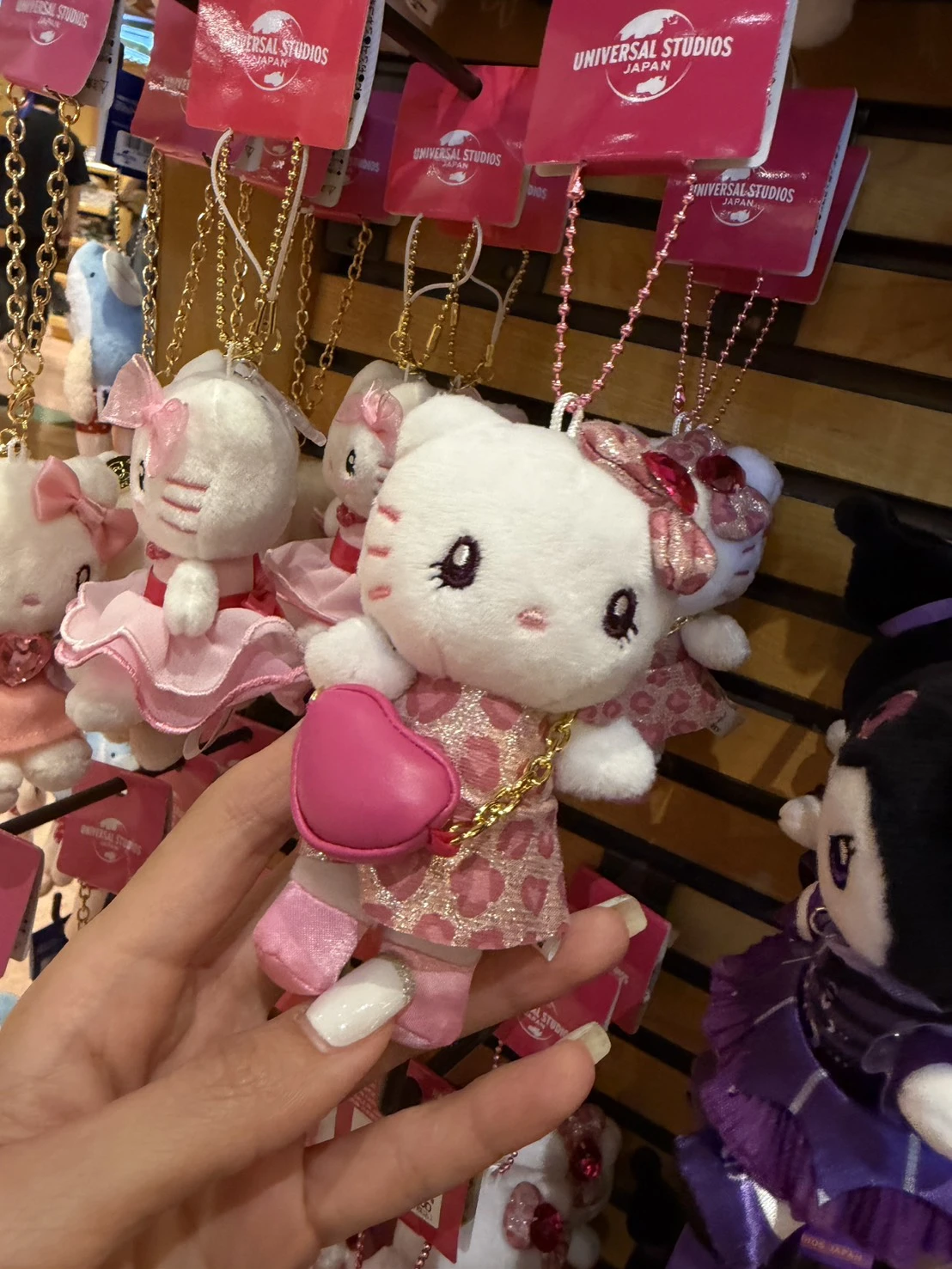 環球2026限定豹紋KITTY迷你吊飾