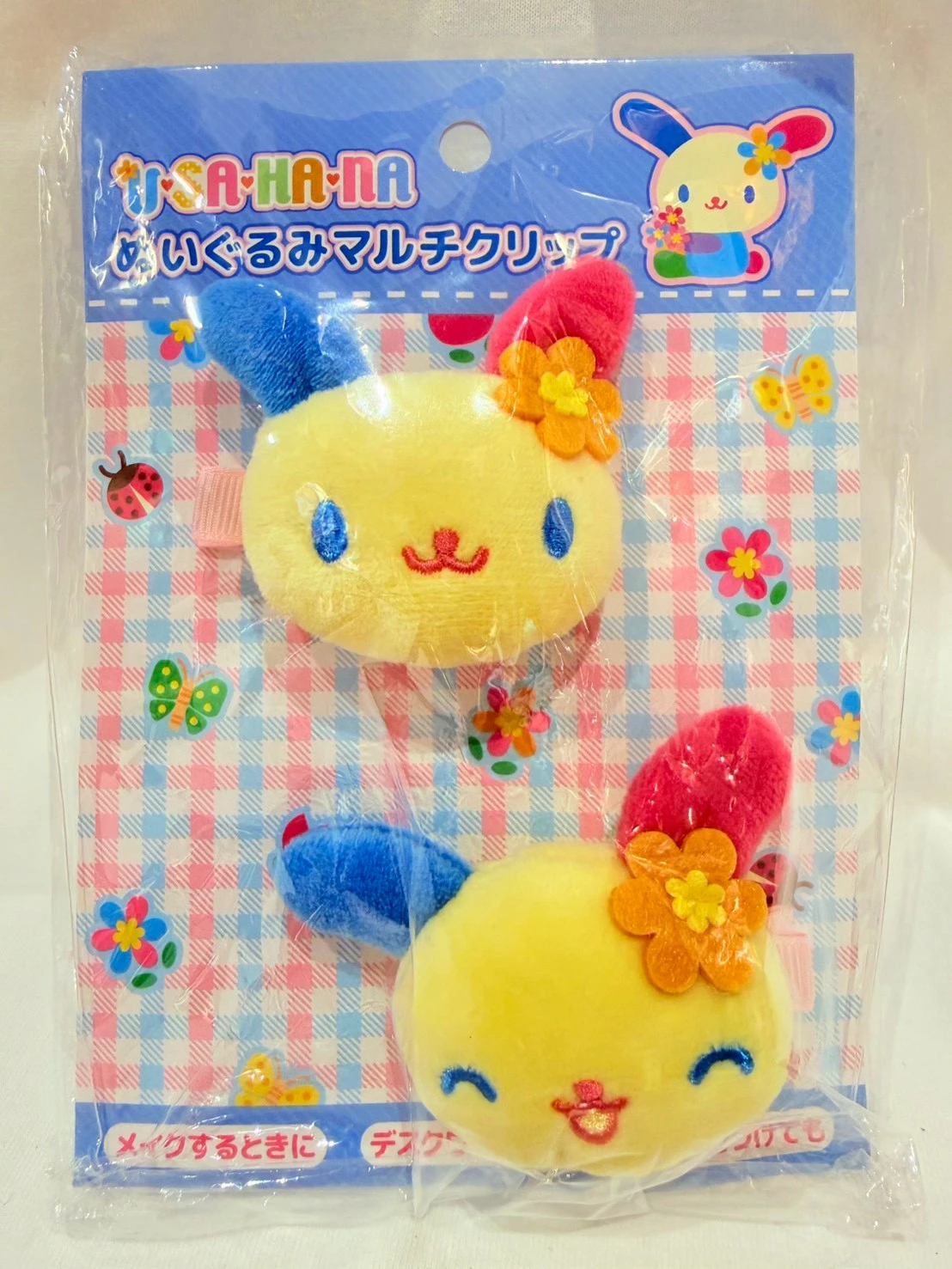 花小兔小頭雙入髮夾