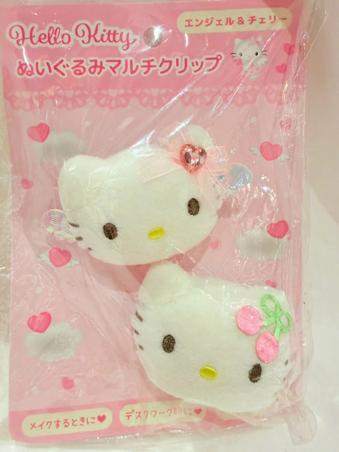 樱桃KITTY小頭蝴蝶結髮夾