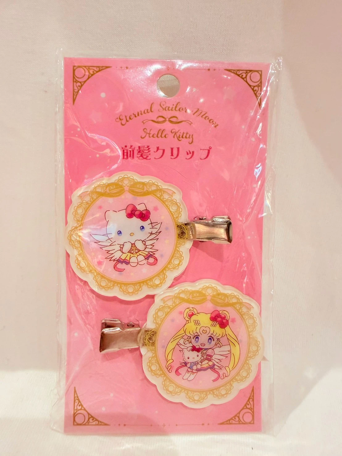2023限定美戰KITTY兩入髮夾
