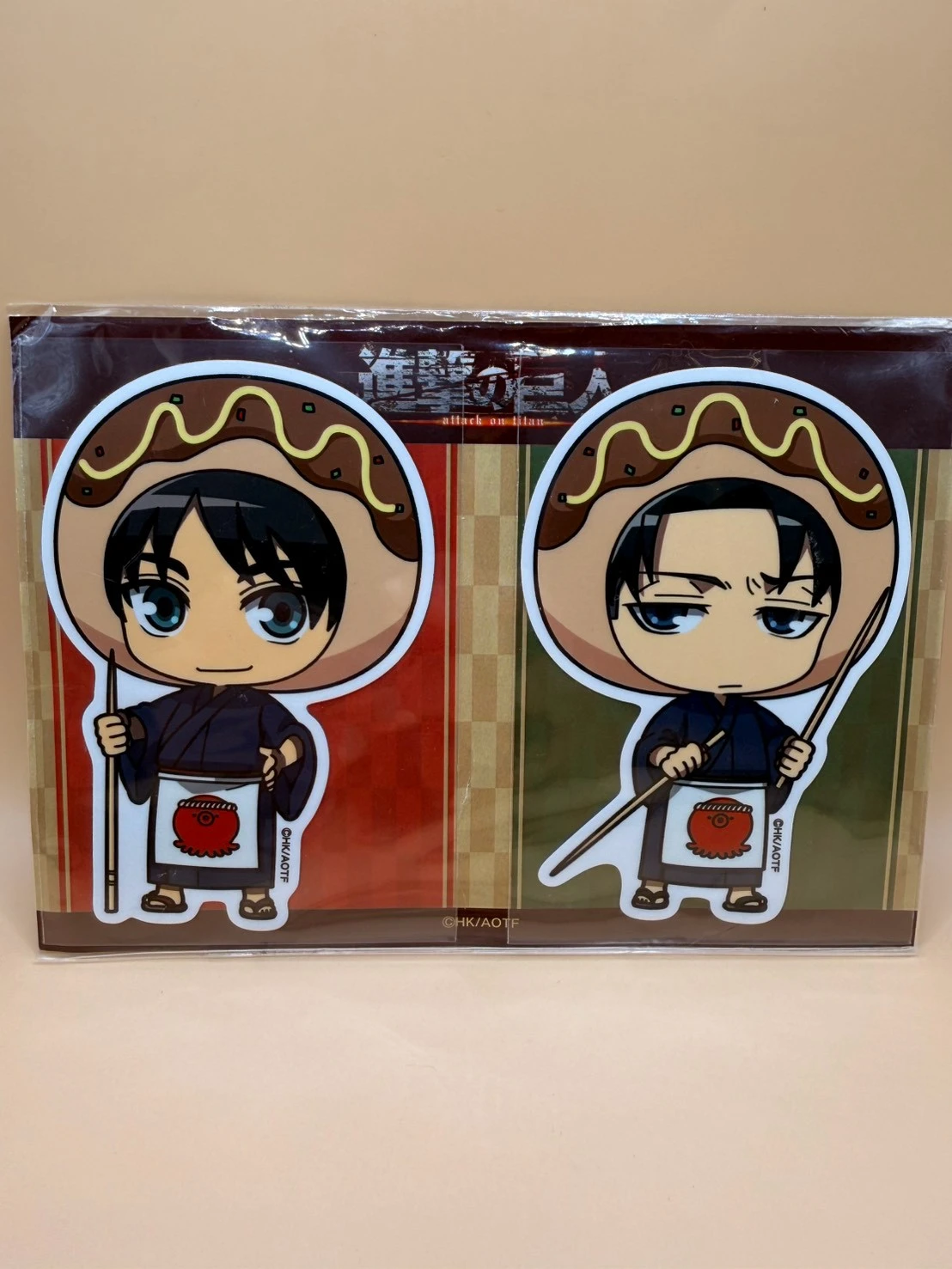 進擊的巨人大阪章魚燒限定貼紙組