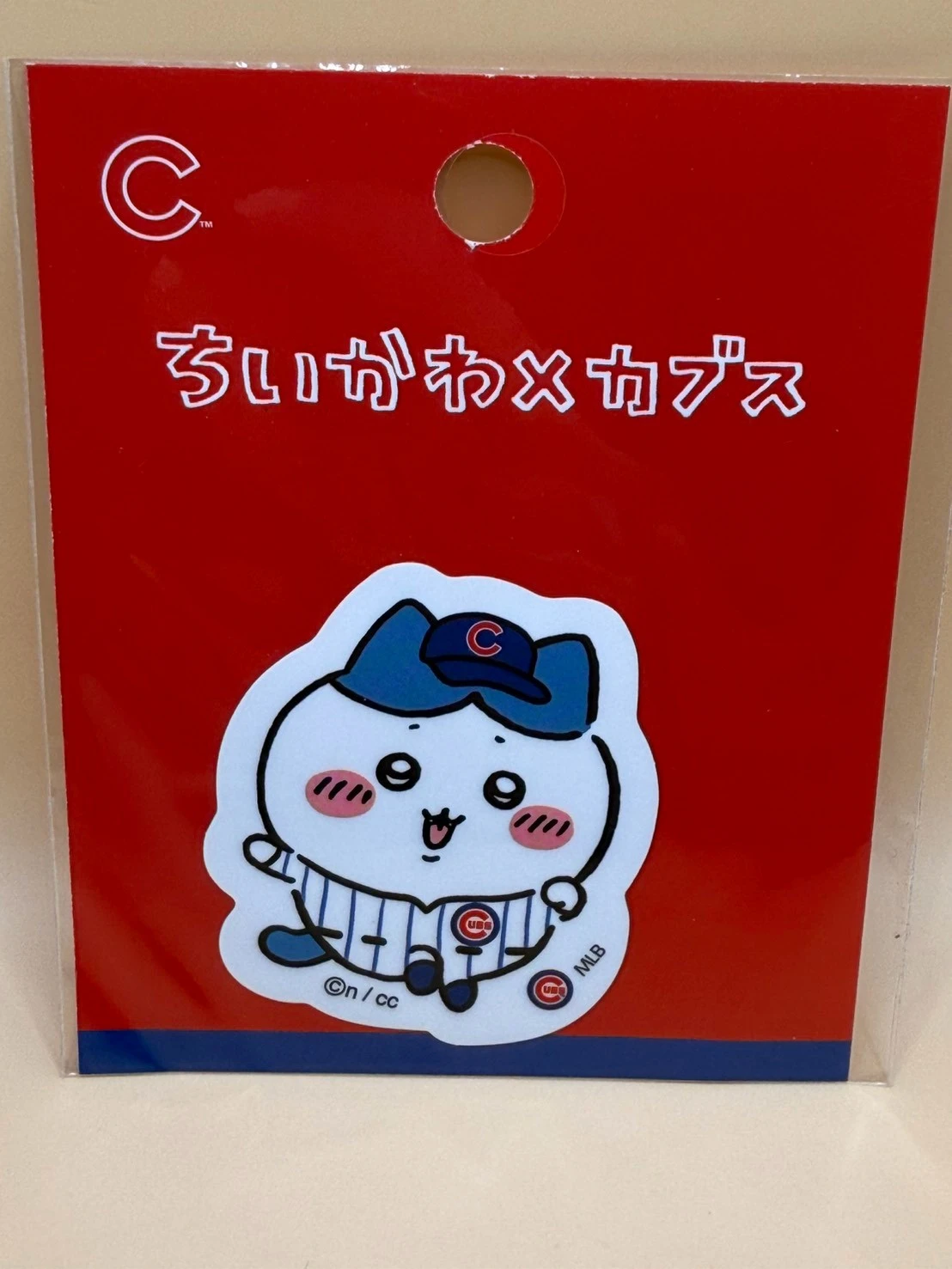 吉伊卡哇&MLB小熊隊貼紙(小八)/(烏薩奇)