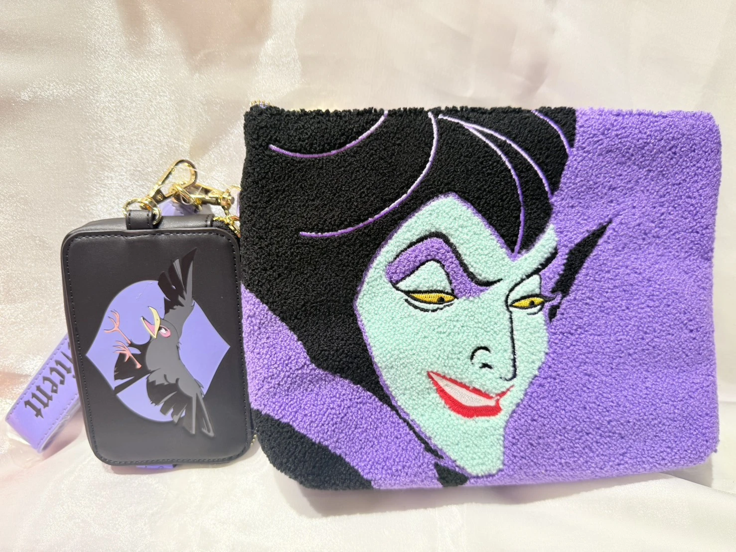 美國限定Loungefly黑魔女刺繡零錢手拿包