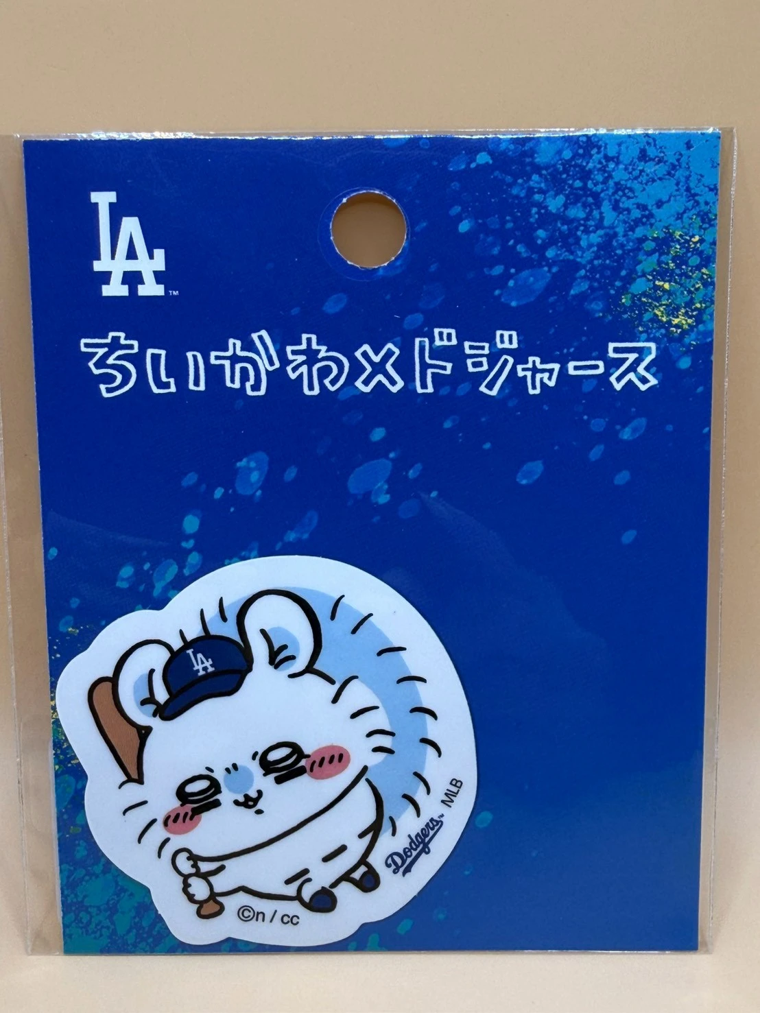 吉伊卡哇&LA道奇小隊貼紙(小桃)
