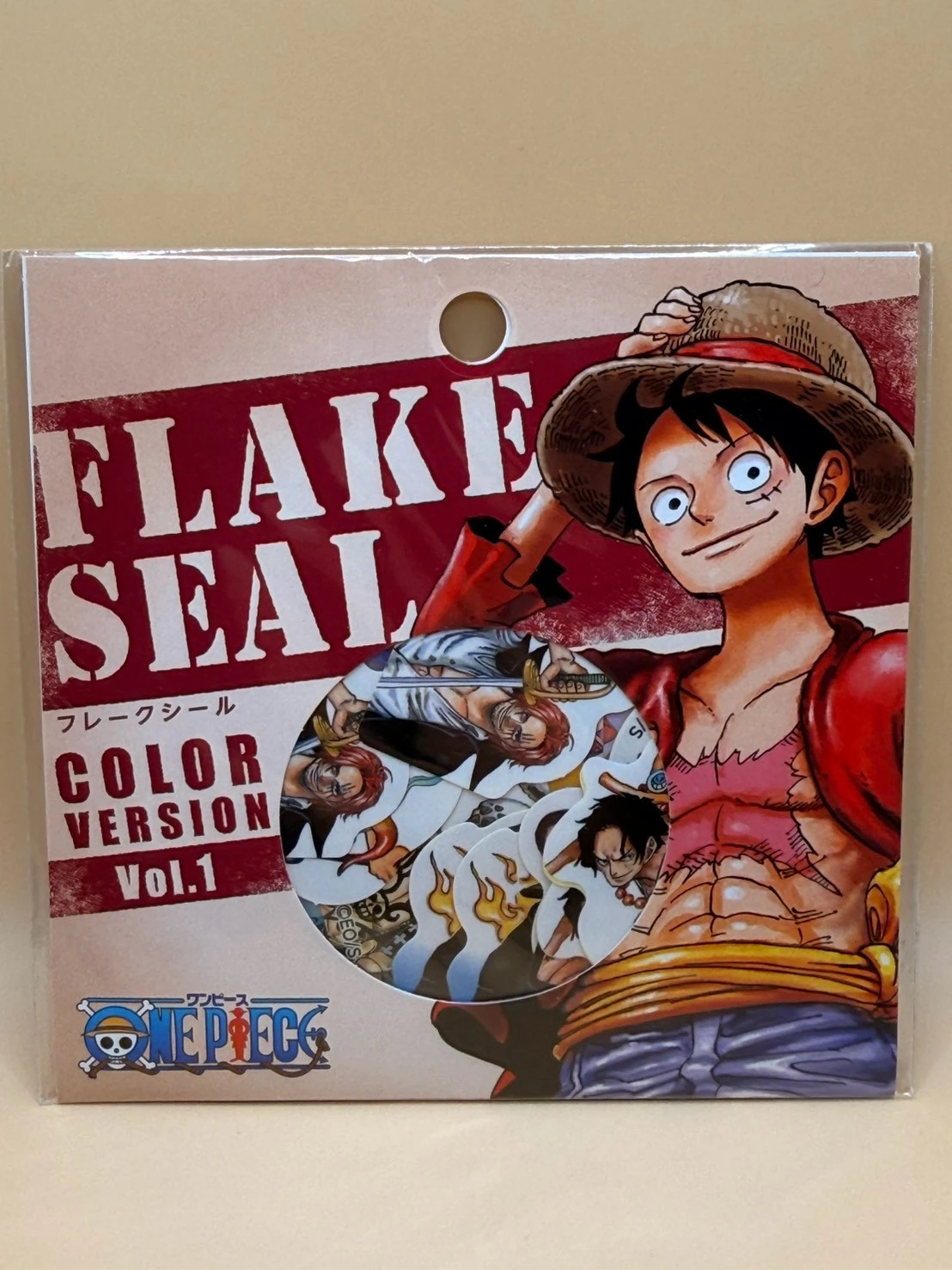 海賊王快閃限定貼紙包