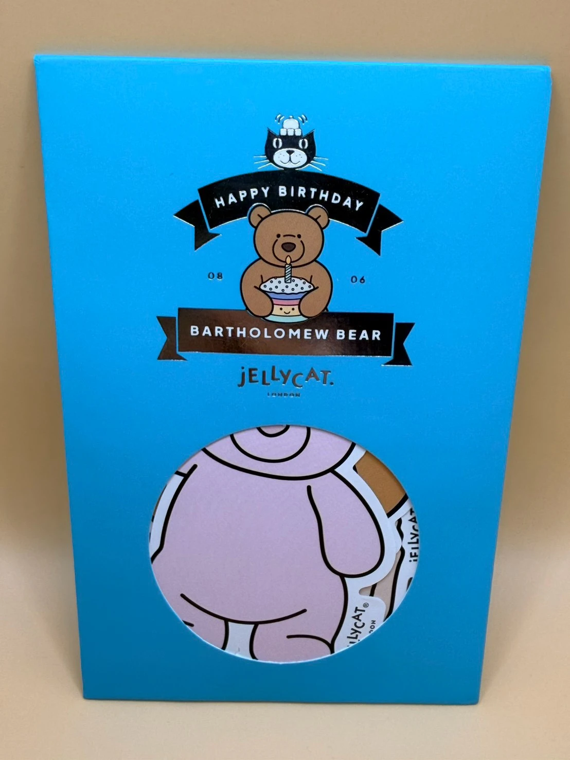 JELLY CAT熊熊蛋糕貼紙包