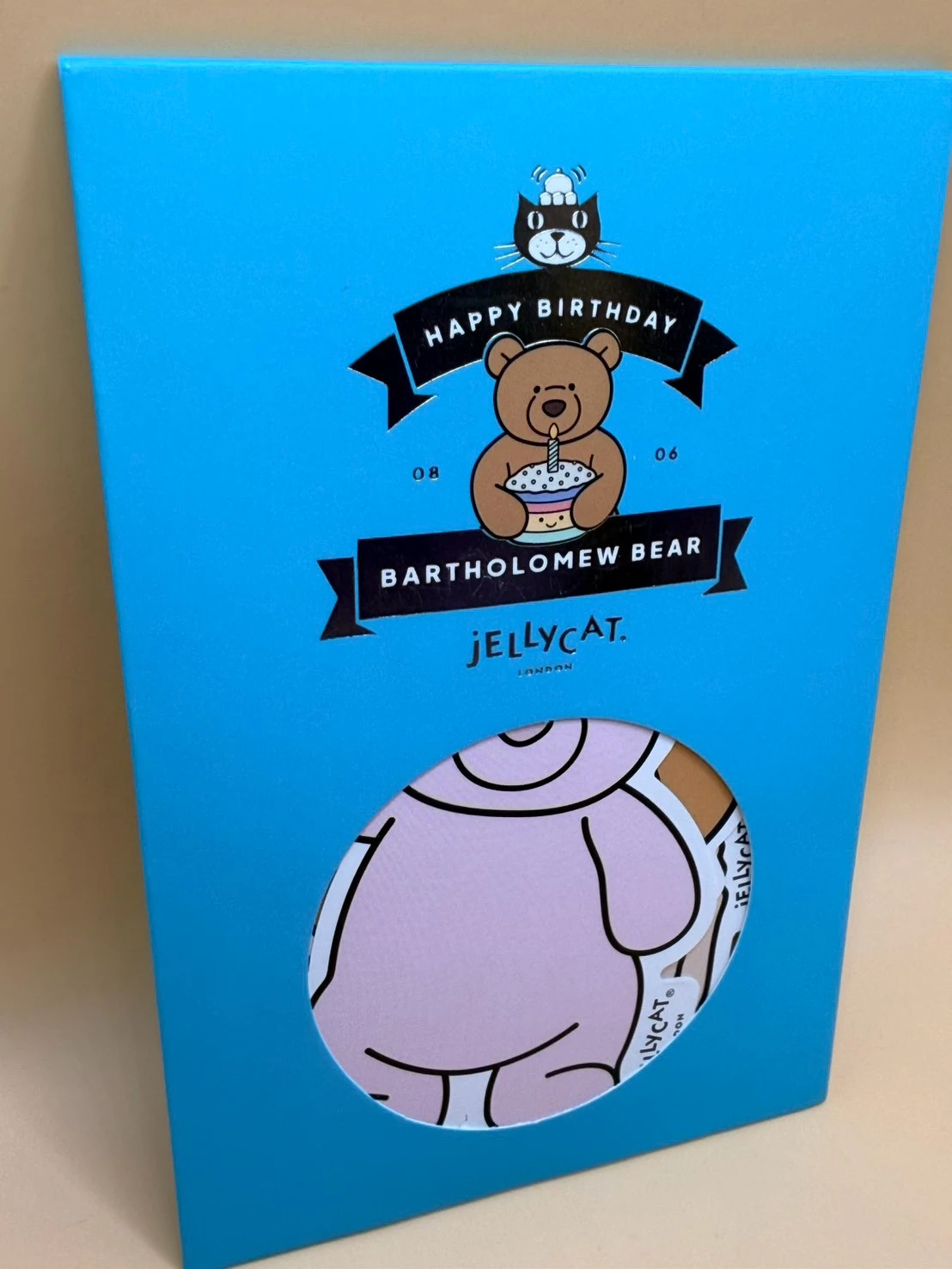 JELLY CAT熊熊蛋糕貼紙包