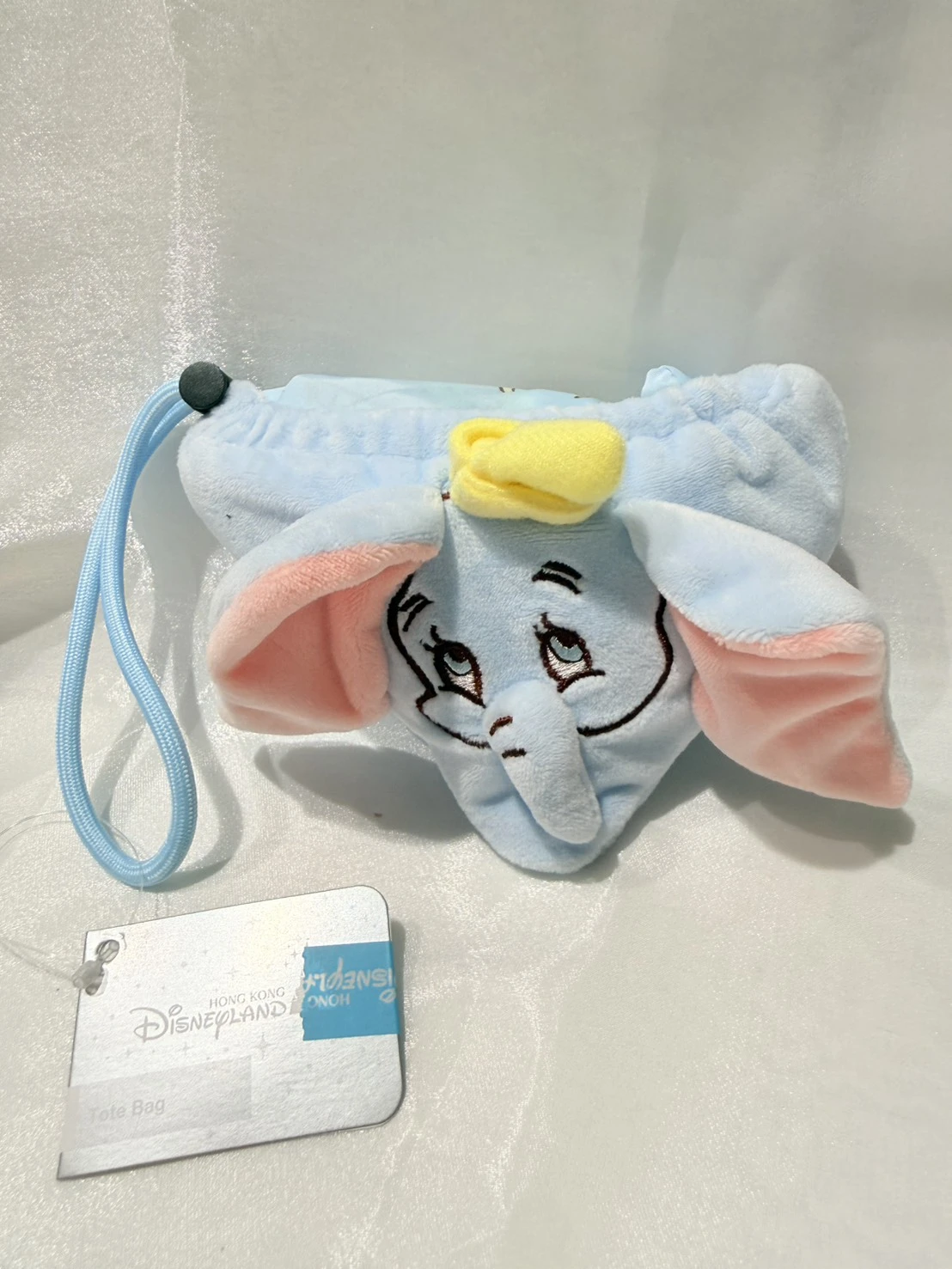 香港樂園小飛象三角東口購物袋
