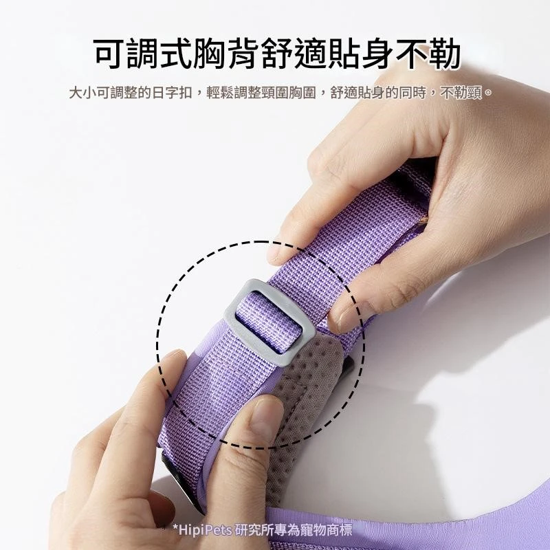 狗狗户外雙面包裹三防胸背带牽引繩