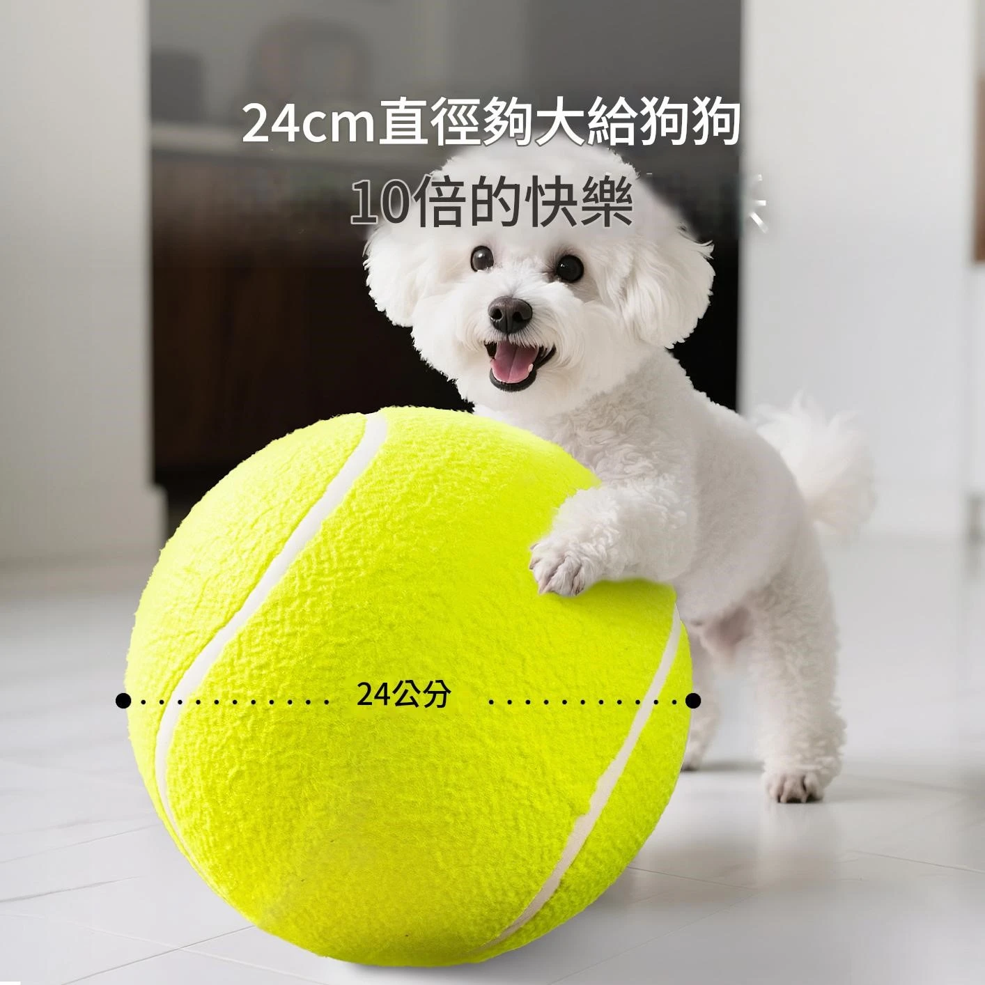 超大網球狗狗玩具球自嗨解悶耐咬