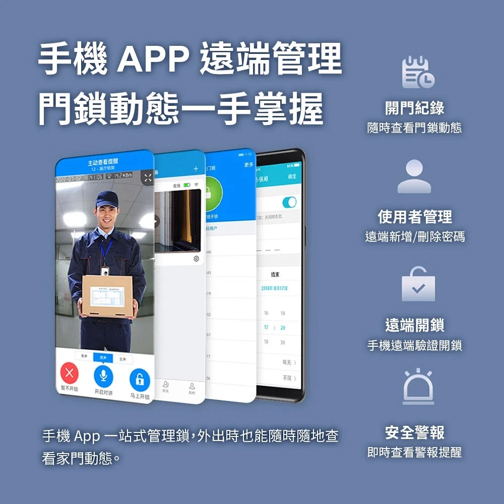 【米覓 mimax】 全自動至貨防盜門鎖