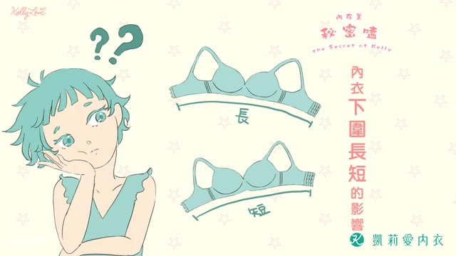 內衣下圍長短的影響? - 凱莉愛內衣文章圖片