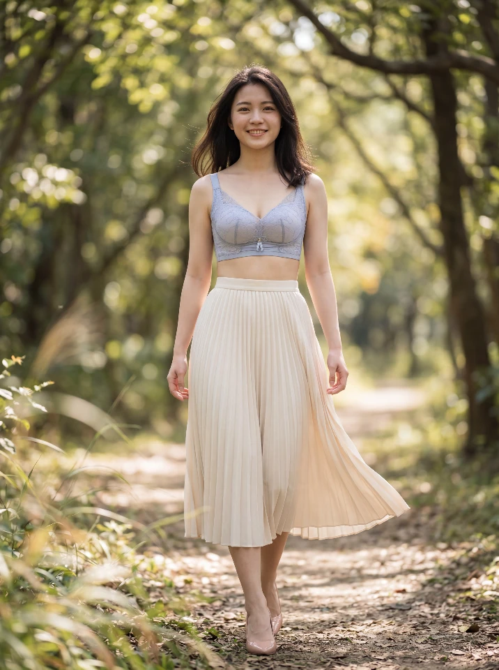 無鋼圈內衣也能穿出時尚感?三種日常穿搭提案|凱莉愛內衣版型與穿著示意