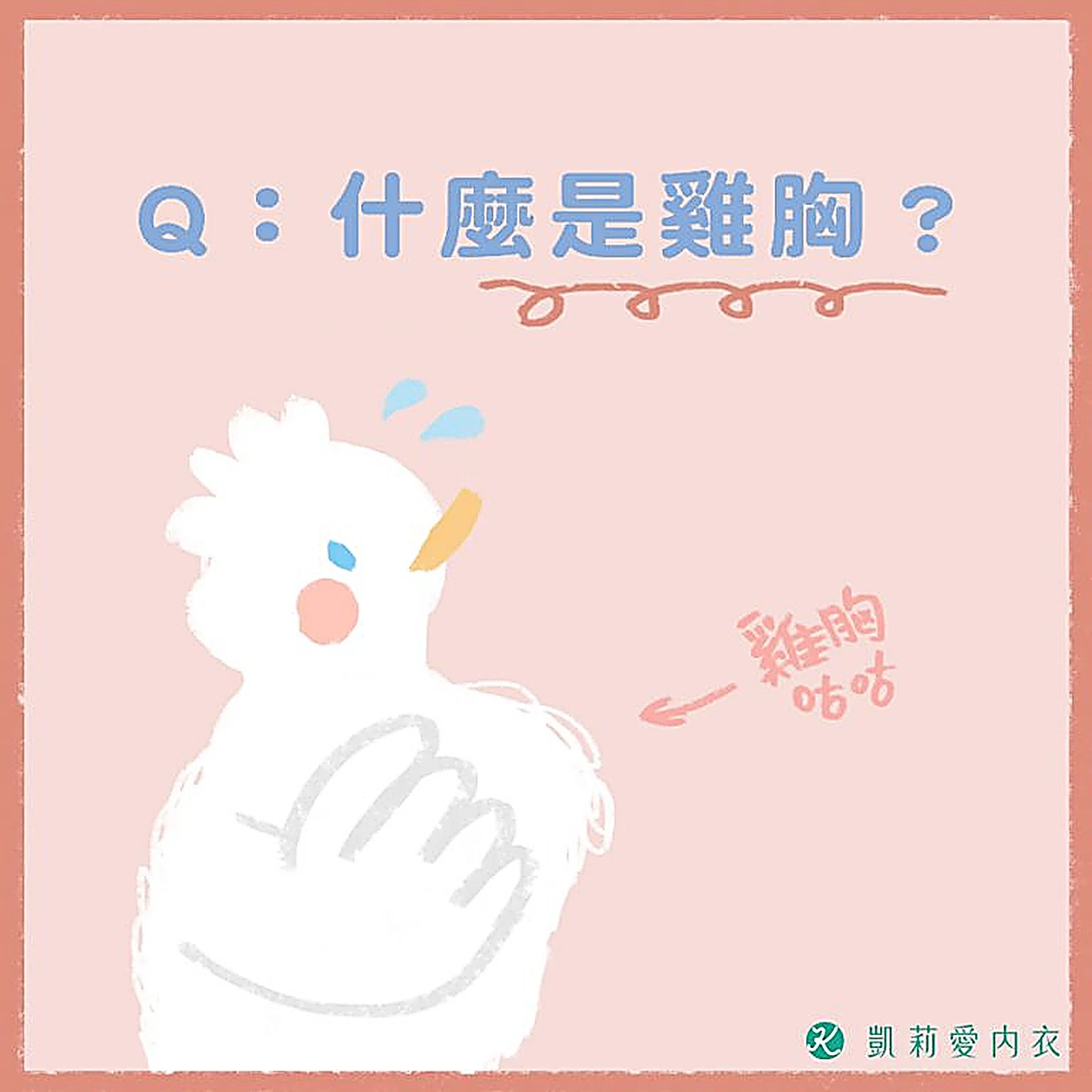 雞胸女孩的困擾 – 內衣怎麼選?看這篇!|凱莉愛內衣版型與穿著示意