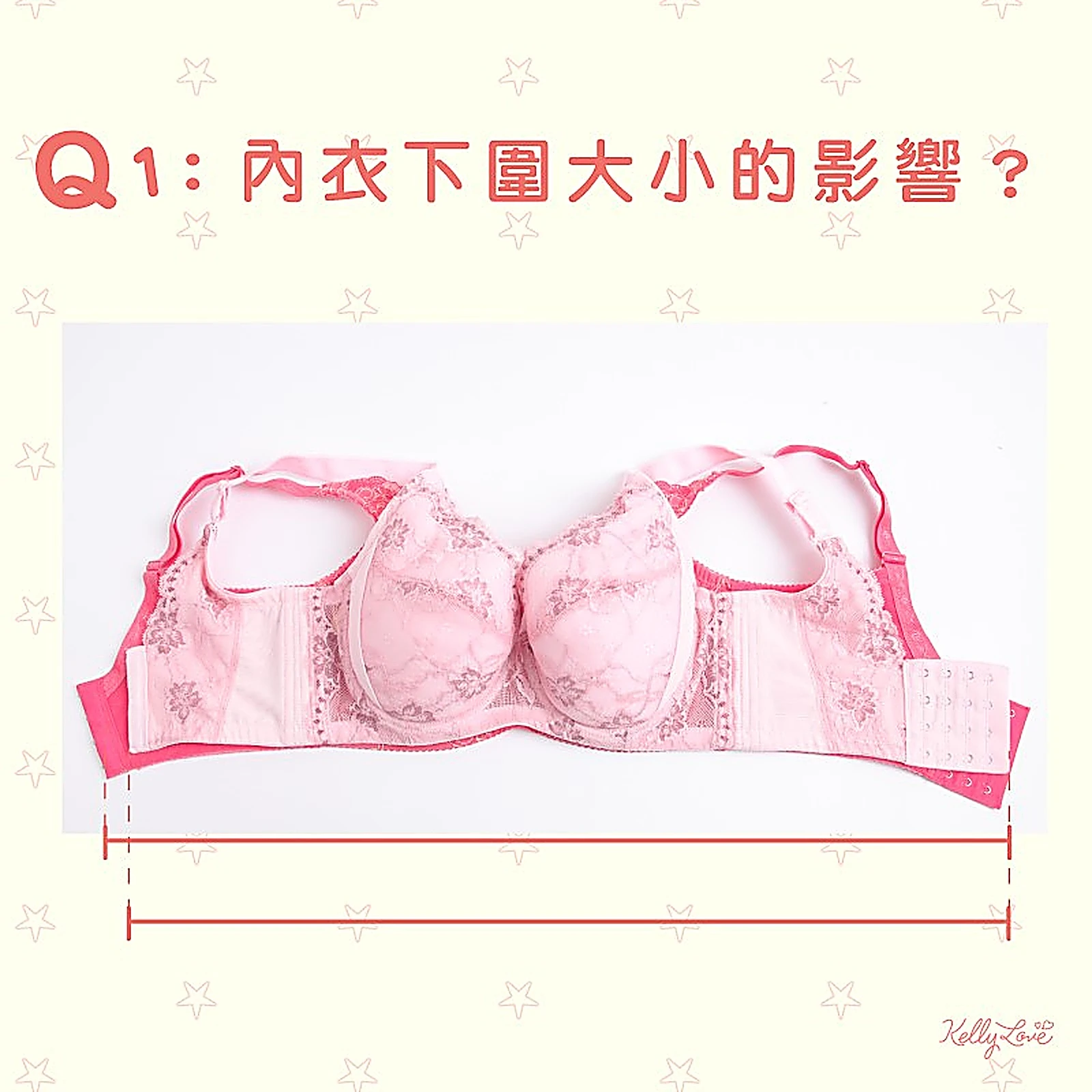 內衣下圍長短的影響？ - 凱莉愛內衣文章圖片