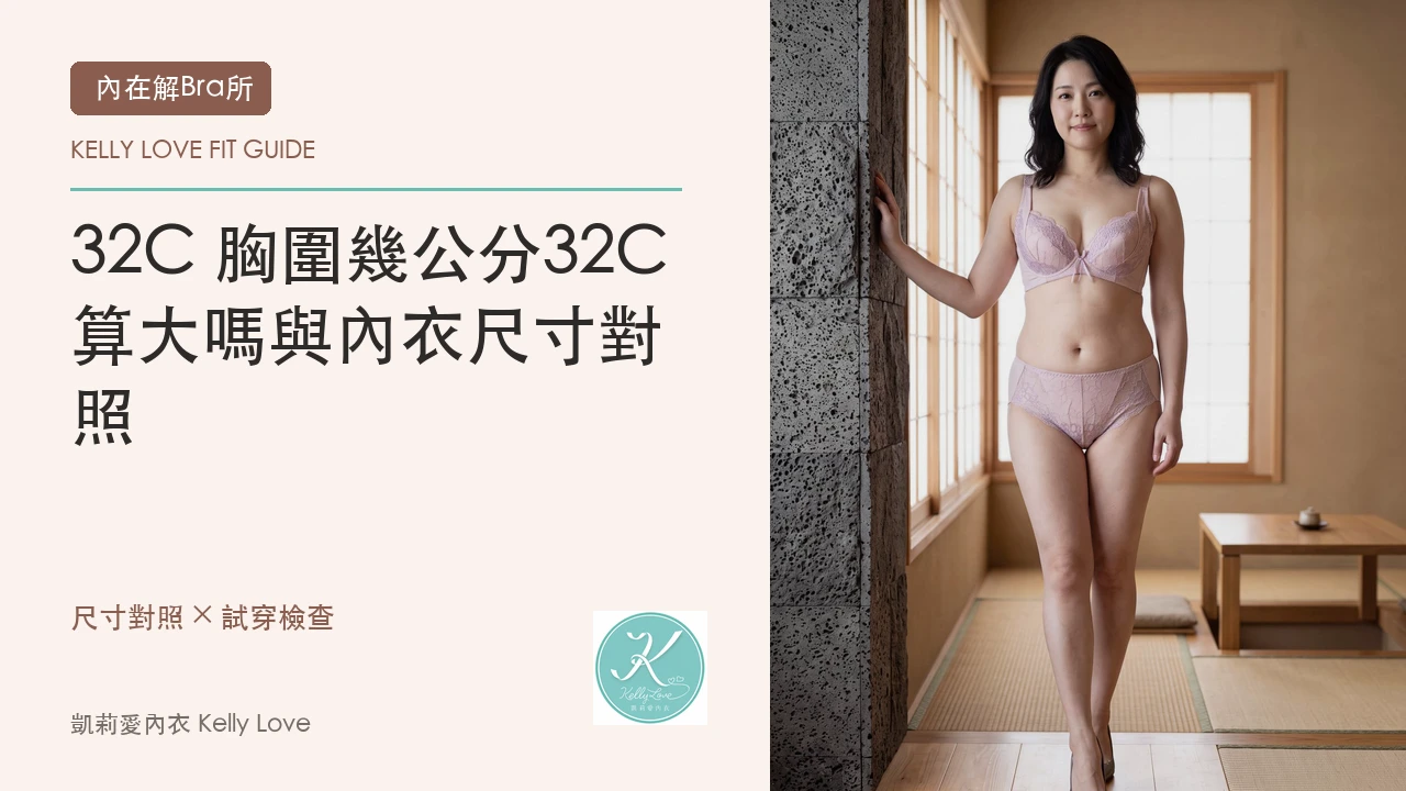 32C 胸圍幾公分？32C 算大嗎與內衣尺寸對照｜凱莉愛內衣